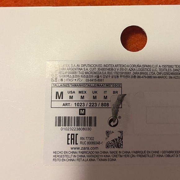 Zara silver silk blend floral scarf NWT - Picture 8 of 9